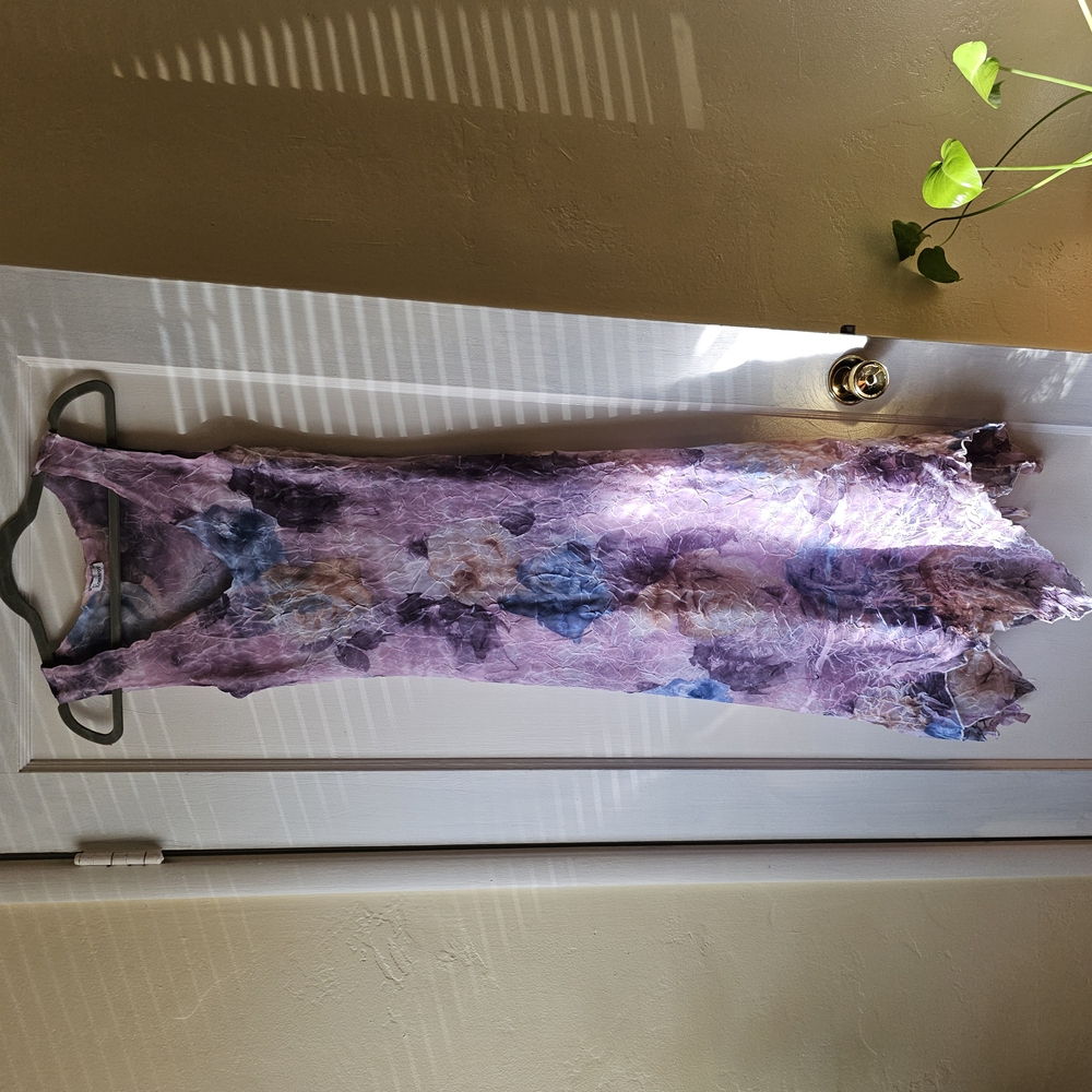 Komarov Lavender and Sky Blue Dress